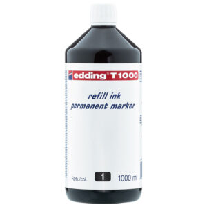 Tinta za marker permanentni 1000 ml Edding T1000 crna