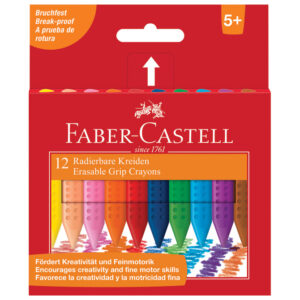 Boje voštane 12 boja kartonska kutija Grip 2001 Faber-Castell 122520 blister