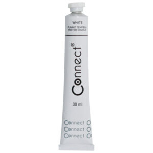 Boja tempera 30 ml aluminijska tuba Connect bijela