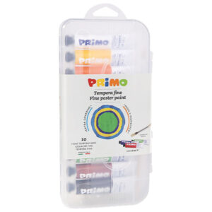 Boja tempera 18 ml aluminijska tuba 10boja+kist/poly Primo 744T10GAP blister