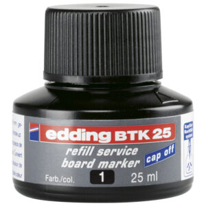 Tinta za marker (za bijelu ploču) 25 ml Edding BTK25 crna
