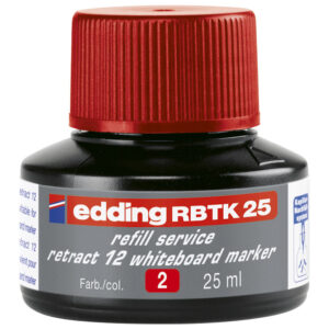 Tinta za marker (za bijelu ploču) 25 ml Edding BTK25 crvena