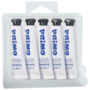 Boja tempera 12 ml aluminijska tuba pk5 Primo 440TRA100 bijela blister