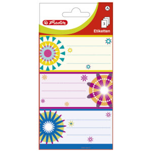 Etikete školske papir cvjetovi Herlitz 830307 blister!!