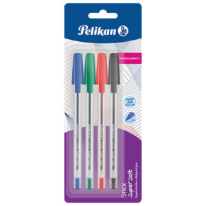Olovka kemijska Stick K86 super soft pk4 Pelikan 804585 sortirano blister!!