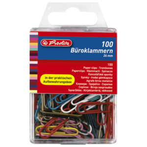 Spajalice ručne pvc kutija pk100 Herlitz 8760811 (300000608) boja blister