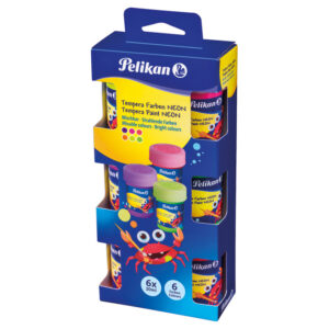 Boja tempera 20 ml u čaši 6boja Neon 740N Pelikan 809382 blister!!