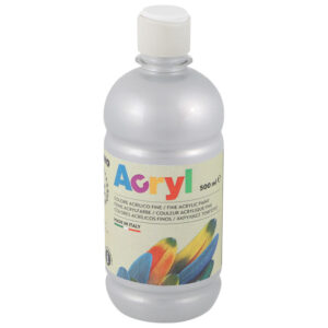 Boja akrilna 500 ml Primo 4003TA500910 srebrna