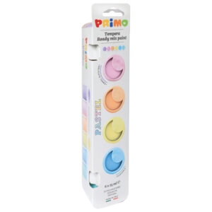 Boja tempera gvaš 25 ml u čaši 6boja Primo 2534BRP6E pastel!!