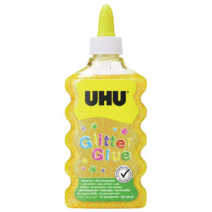 Ljepilo glitter glue 177 ml UHU zlatno