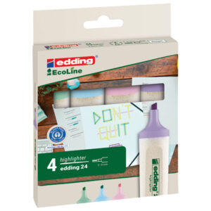 Signir 2-5 mm EcoLine Pastel Edding 24 4boje blister