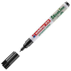 Marker permanentni 1 mm okrugli vrh EcoLine Edding 25 crni
