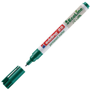 Marker permanentni 1 mm okrugli vrh EcoLine Edding 25 zeleni