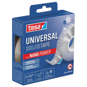 Traka ljepljiva obostrana 30 mm/3 m Universal  Nano Power Tesa 55810 prozirna blister