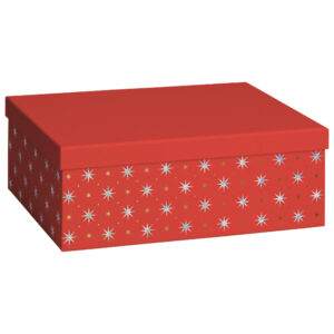 Kutija ukrasna kartonska X-mas 24x33x12 cm Stewo 5115 20 crvena