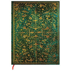 Notes  9x14 cm-mini crte  88 L s gumicom Emerald Flower Paperblanks PB1317-5