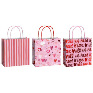 Vrećice ukrasne 20x20x8 cm Love Stewo 5098 99 sortirano