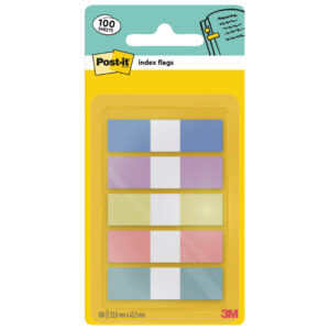 Zastavica 11,9x43,2 mm 5 bojax20 L Post-it 3M.683 -5PASTEL pastelne boje sort