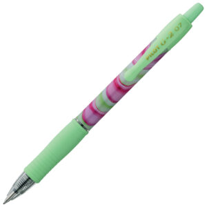 Roler gel grip 0,7 mm G2 Flow Pilot BL-G27-FLG-B (crni ispis) zeleni
