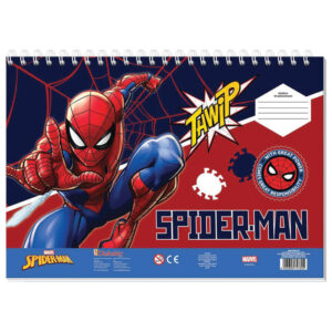 Blok risaći 40lis.+ šablona i naljepnice Spiderman Diakakis 000508554