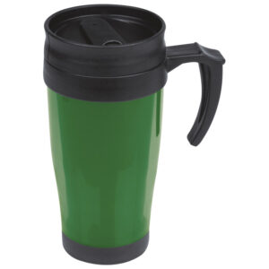 Šalica termo 400 ml pvc Fort Worth metalik zelena!!