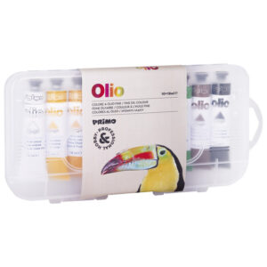 Boje uljne u tubi 18 ml x 10 boja pp kutija Primo H&P 425TO10P blister