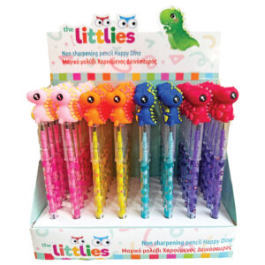 Olovka grafitna u nastavcima Littlies Happy Dino Diakakis 000647026 sort!!