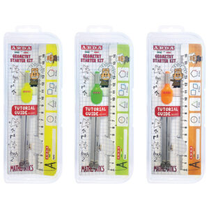 Set ravnalo+šestar  Arda SET2M sortirano blister