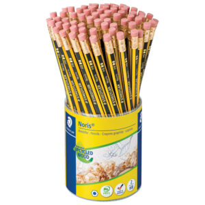 Olovka grafitna HB s gumicom Noris u čaši pk72 Staedtler 122 KP72