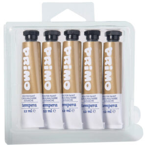 Boja tempera 12 ml aluminijska tuba pk5 Primo 440TRA920 zlatna blister!!