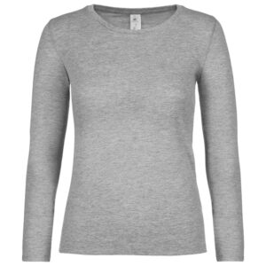Majica dugi rukavi B&C #E150/women LSL svijetlosiva 3XL!!