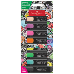 Signir 1-5 mm 46 Graffiti kart.kutija Faber Castell 254692/8boja blister!!