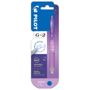 Roler gel grip 0,7 mm G2 Bubble Pilot BLG27TRB-PUG-L (plavi ispis) ljubičasti blister!!