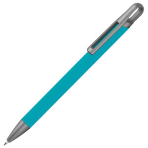 Olovka kemijska metalna gumirana Needle point Karoline tirkiz