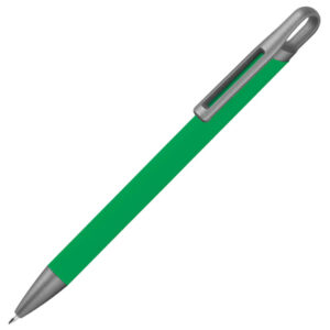 Olovka kemijska metalna gumirana Needle point Karoline zelena