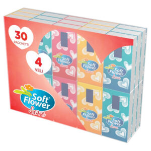 Maramice papirnate četveroslojne pk270 (30paketa po 9 maramica) Cloudsoft Cartindustria Veneta