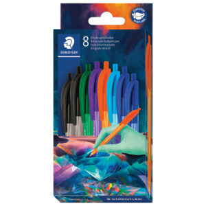 Olovka kemijska ball 4230M Multiverse pk8 Staedtler 4230C8E2-1 sortirano blister!!