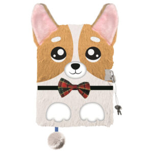 Dnevnik s ključem A5 96L My Little Friend Corgi 6931