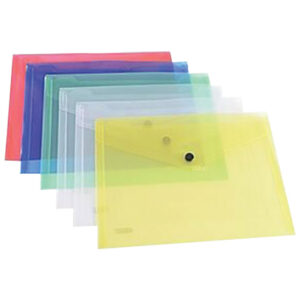 Kuverte s gumbom 240x180 mm pp  pk6 Siam 2147 prozirne sortirano!!