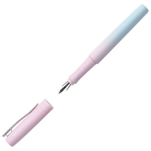 Nalivpero Poly (M) Flow Faber Castell 241017 svijetloplavo-svijetlorozo