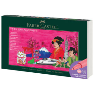 Set Pitt artist pen pk12 Tokyo Faber Castell 267183 sortirano