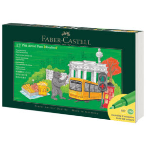 Set Pitt artist pen pk12 Berlin Faber Castell 267181 sortirano