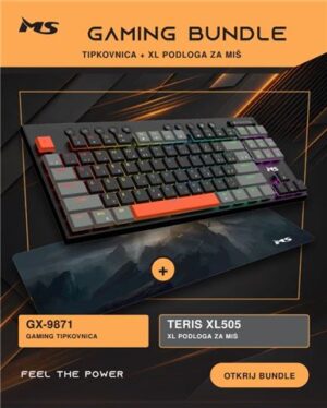 KB MS ELITE K-703C + gaming podloga gratis MS DOD MS TERIS XL505