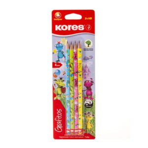 Grafitna olovka kores HB Dragons 4/1 Blister