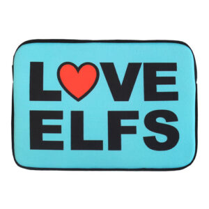 Torba za laptop love Elfs plava, dimenzije 24x34 cm za 13"