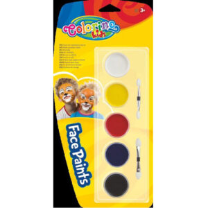 Boja za lice Colorino 5/1 + 2 aplikatora