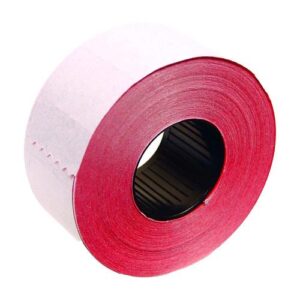 Etikete samoljepljive u roli, 26x16 mm, crvene, četvrtaste