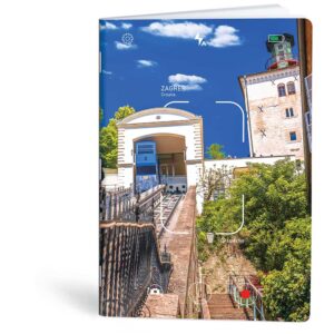 Bilježnica A4 40 listova karo lak Cro Lipa Mill