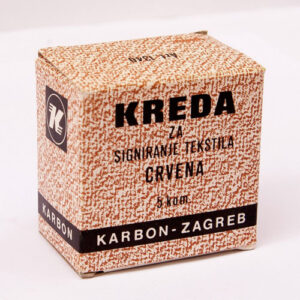 Kreda za signiranje tekstila crvena, 5/1