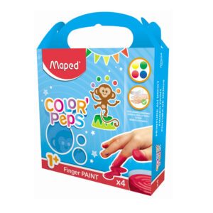 Boje za prste Maped Color' peps, set 4 boje od 80g